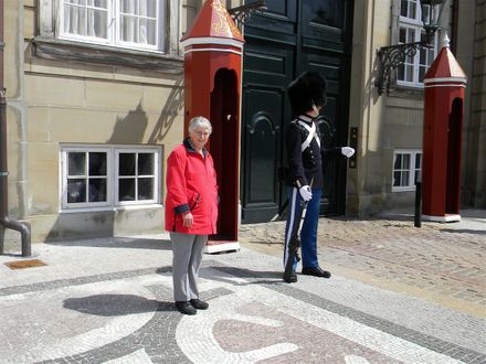 Besøg ved Amalienborg